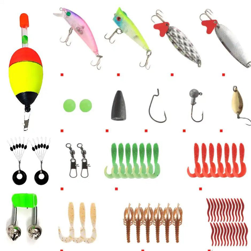 Combo Pesca - Pega Tudo | Vara + Molinete + Iscas